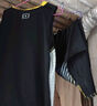 准者（RIGORER）篮球服运动套装夏季撞色条纹男女比赛训练队服球衣个性定制印制 Z121310105-1/纯正黑 （不可定制） XL 180-185 实拍图