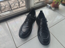 百丽时尚通勤商务皮鞋男新款真皮舒适休闲皮鞋A1084BM3 黑色-常规款 43 (265mm) 实拍图