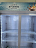 新飞（frestec）展示柜冷藏酒水饮料冰柜双开门商用冷柜水果蛋糕冷藏保鲜柜超市直冷玻璃门大容量便利店立式啤酒柜 双门蓝白680L【经济直冷】 实拍图