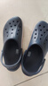 crocs卡骆驰洞洞鞋贝雅卡骆班轻便耐磨一脚蹬休闲鞋|205089 深蓝/辣椒红-4CC 45 (290mm) 实拍图