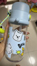 babycare免拧户外运动水杯儿童学饮直饮吸管杯幼儿园上学水壶-柔雾蓝 实拍图