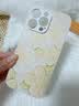 素洛新款桃花苹果iPhone17promax手机壳Air液态小羊皮16pro防摔15plus高级感14男女情侣12保护壳11全包 古董白【桃花】 iPhone14 Pro Max 实拍图