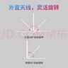水星（MERCURY）WiFi6智能免驱 usb无线网卡 外置高增益天线 台式机笔记本电脑wifi接收器 无限wifi发射 UX3H 实拍图