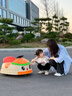 岙贝乐儿童碰碰车2岁女孩男孩1岁宝宝小孩玩具1-3岁幼儿一周岁生日礼物  热带橙【遥控双驱+6V7A+早教】 实拍图