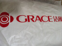 洁丽雅（Grace）A类五星级酒店枕头枕芯 缎带双边高枕颈椎枕成人睡觉专用 单只装 实拍图