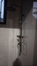 九牧王世家全铜淋浴花洒套装家用卫浴室淋雨恒温数显增压喷头莲蓬卫生间花洒 枪灰-促销三档圆喷【送置物架】 实拍图
