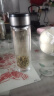 【⭐京东物流配送】高硼硅双层玻璃杯大容量泡茶杯水杯子茶水分离 【双层加厚】茶杯 350ml 1只 实拍图