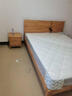 林氏家居全实木床双人床1.8米1.5米可选主卧室大床原木风床架单人床PK13A 【低铺|排骨架】床+零胶弹簧床垫+床头柜*1 1.5米x2米 实拍图