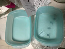 特百惠（Tupperware）长方饭盒1L可微波加热学生上班族午餐饭盒便携密封便当盒 奶黄色 实拍图