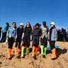 防沙鞋套沙漠鞋套袜套徒步鸣沙山透气脚套滑沙西北敦煌旅游装备 升级加厚-成人荧光绿【36-45码】 实拍图