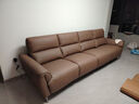 芝华仕（CHEERS）头等舱真皮沙发小户型客厅电动沙发椅子头层牛皮0靠墙30268美拉德 【可进扫地机】可可棕-四座双电-3.10M 优先发货（详询客服） 实拍图