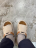 真维斯（Jeanswest）拖鞋男外穿夏季潮凉拖鞋男踩屎感一字拖沙滩凉鞋 卡其色 43/44码 实拍图