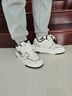 森馬（senma）男鞋2025秋冬新款青少年运动休闲国潮鞋子男士轻便小白鞋百搭板鞋 108白黑 39 实拍图