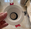 雷士（NVC）led射灯客厅天花灯嵌入式铝材白色7瓦三色开孔75-80mm【春华】 实拍图