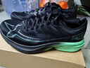 特步一体成型3代跑步鞋男体考耐久竞训支撑轻盈跑鞋女休闲运动情侣鞋 黑/荧光果绿-极光夜影-男 41.5 实拍图