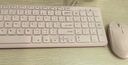B.O.W航世（BOW）HW256 无线键盘鼠标套装 办公键鼠套装 超薄便携 防泼溅 电脑键盘 笔记本键盘 粉色 实拍图