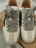 马登60S复古慢跑鞋经典撞色德训鞋男运动休闲鞋舒适透气板鞋防滑鞋 麦浪白   39 (245mm) 实拍图