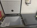 美的（Midea）300升以上冰柜双温双箱家用商用冷冻冷藏两用保鲜大容量双开门冰箱卧式冷柜BCD-355DKEM国家补贴 实拍图