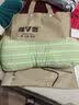 雅鹿全棉荞麦菱形枕家用护颈椎助睡眠可拆卸枕芯40*15*10cm 新柳翠意 实拍图