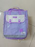 七星狐书包小学生女生男孩1-3年级轻便减负初中生幼儿园双肩包儿童书包 大号浅紫【补习袋+文具盒+尺子】 适用1-6年级 实拍图