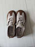 新款老北京布鞋飞织网面软底透气女款2025一脚蹬运动鞋德训鞋 深咖色 37 实拍图