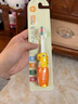 马博士儿童牙刷3-6岁-12岁换牙期婴儿口腔清洁宝宝训练软毛牙刷 洛克黄 实拍图