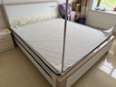 德满居 床 实木床 床现代简约 双人床白色北欧主卧轻奢全实木床婚床 静音床+3E椰棕弹簧床垫（20cm) 1.8米*2.0米满铺床板 实拍图