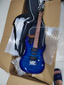 IBANEZ依班娜电吉他GRX70QA-TBB 透明蓝 初学者入门新手男女电吉他套装 实拍图