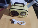 梵昇昱无线蓝牙音响 复古卡通可爱高音质便携式收音机音响迷你可插卡U盘蓝牙小音箱送女生闺蜜生日礼物 黄色蓝牙音响【太空酷乐狗】 实拍图