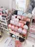 KAMAN化妆品收纳盒透明亚克力置物架梳妆台阶梯护肤品眼影盘香水展示架 七层【透明/化妆收纳】1个 实拍图