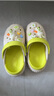 Semir女鞋洞洞鞋2025夏季新款外穿凉鞋拖鞋女SSM252002 白绿色 35-36 实拍图
