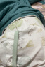 童泰婴儿睡袋纱布竹棉春夏季薄款宝宝睡衣襁褓儿童分腿防踢被防惊跳 绿色（前4后2可拆袖） 73码（推荐身高75-90cm） 实拍图