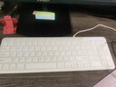 B.O.W 航世 HW156无线\有线键盘鼠标套装 超薄静音巧克力键盘USB接口笔记本台式电脑办公通用键盘鼠标 有线键盘-白色 实拍图