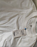 真维斯（Jeanswest）纯棉圆领长袖T恤女春夏季新款舒适透气打底衫内搭白色纯色上衣 白色【春季】 M 【建议80-105斤】 卡码拍小 实拍图