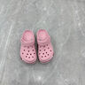 卡骆驰crocs洞洞鞋贝雅卡骆班轻便耐磨一脚蹬休闲鞋|205089 深蓝/辣椒红-4CC 37 /38(230mm) 实拍图