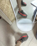 阿迪达斯Yeezy350夏日透气男鞋灰橙椰子休闲鞋GW1229 38 实拍图