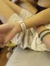 轩邑 适用华为watch Fit3表带活力款硅胶腕带Watch fit3/4/4Pro透气手表链男女款手环替换带 象牙白 实拍图