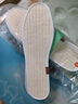 3AnGnI艾草净味棉布鞋垫透气吸汗舒适运动 5双装艾草净味鞋垫 41码 实拍图
