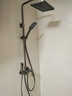 惠达卫浴淋浴花洒套装家用卫生间淋浴房增压花洒精铜主体 59A精铜-旋钮-方形出水JF10 实拍图