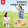 贝得力防走失带牵引绳儿童外出防丢绳宝宝出行防走失手环一键脱锁冰心橙 实拍图