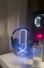 WAIZOWL 丨bg gaming 耳机支架 RGB游戏耳机支架 头戴式耳机架 鼠标夹线器USB拓展 苹果白 实拍图