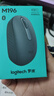 罗技（Logitech）M196 无线蓝牙鼠标 办公鼠标 笔记本商务办公家用 小巧便携 对称手型 石墨灰 实拍图