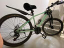 凤凰山地自行车内走线品牌变速青少年男女竞赛车自行车成人 坦途510 钢架辐条轮-薄荷绿 26寸【适合155-185cm】 24速 实拍图