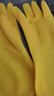 巧姨橡胶手套劳保工作耐磨耐用胶皮防水洗衣服洗碗女厨房家用 黄色加厚3双装 L(大码) 实拍图