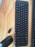 罗技（Logitech）MK220 键鼠套装 无线键鼠套装 办公键鼠套装  多媒体键鼠套装 带无线2.4G接收器 黑色 实拍图