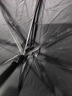 天堂 防紫外线晴雨伞三折 便携黑胶遮阳太阳伞晴雨两用 黑色 实拍图