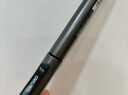 得力（deli）1.0mm办公拔帽中性笔碳素签字笔 办公用品 12支/盒S73黑色 实拍图