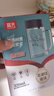 富光双层玻璃杯商务泡茶杯子 大容量男女耐热办公水杯带把黑色320ml 实拍图