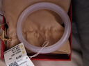 周六福白月光玉髓手镯宽条白透新中式国风送女友生日礼物 56mm  实拍图