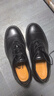 爱步（ECCO）男鞋商务皮鞋 牛津鞋正装鞋通勤皮鞋 都市伦敦系列525684 黑色42 实拍图